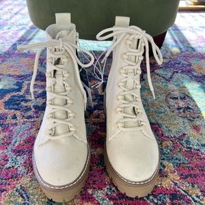 Combat Boot - Cream
